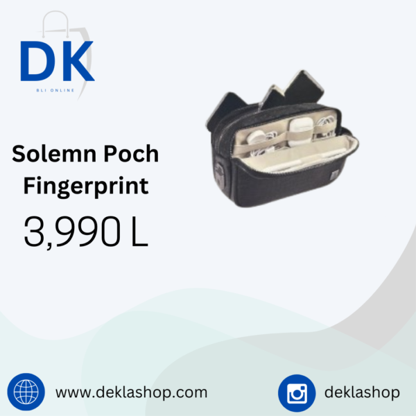 Solemn Poch Fingerprint Çantë Dore Salem Poch Fingerprint