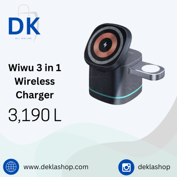 Wiwu 3 in 1 Wireless Charger Wiwu 3 in 1 Wireless Charger